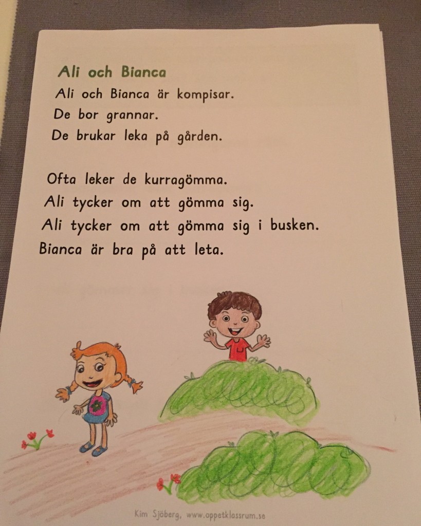 Öppetklassrum - Läsmaterial 1!